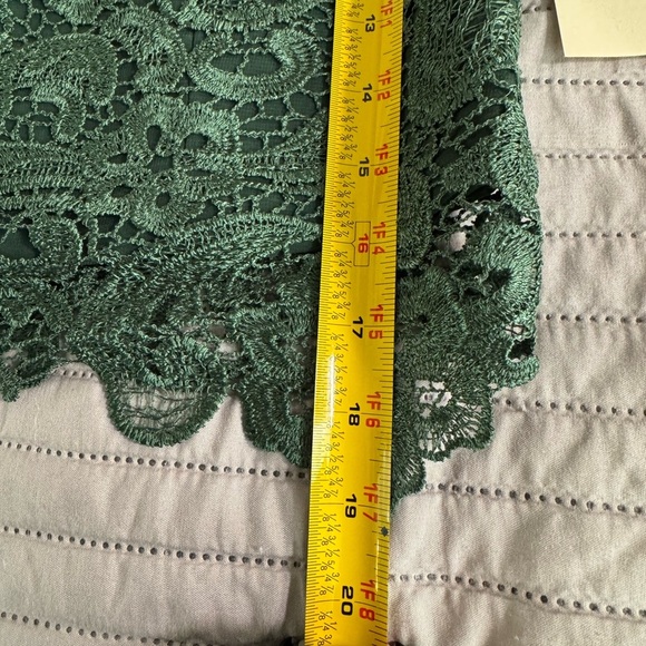 NWT Lan Ting elegant 3pc chiffon & lace  green mother of the bride/groom M - Picture 7 of 16